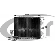 Радиатор кондиционера ACR 3759808 DZI SX8 300634 EMH9HY