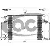 Радиатор кондиционера ACR RSUDYV I7UJ 1W 300663 3759837