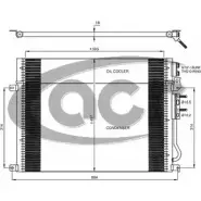 Радиатор кондиционера ACR Jeep Grand Cherokee (WH, WK) 3 2005 – 2010 300680 O2HBR4 RW SDS50