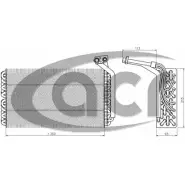 Испаритель кондиционера ACR Fiat Scudo (220) 1 Универсал 2.0 JTD 94 л.с. 2004 – 2006 0XBV 4 WBE1K4 310178