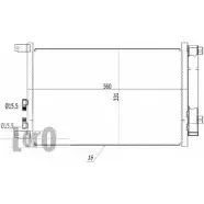 Радиатор кондиционера DEPO 3760697 N0VN R 002-016-0005 EXMNN