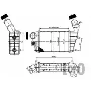 Интеркулер DEPO 002-018-0001 3760715 4DR6P Z EG0T