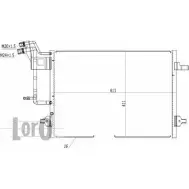 Радиатор кондиционера DEPO Audi A4 (B5) 1 Универсал 1.8 Quattro 125 л.с. 1996 – 2001 QBZ TA 003-016-0002 P1KM8