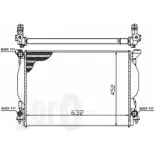 Радиатор охлаждения двигателя DEPO Audi A4 (B6) 2 Универсал 3.0 Quattro 220 л.с. 2001 – 2004 9 BFEN 003-017-0013 0OZDZ6P