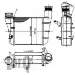 Интеркулер DEPO HFHDN5S H1B FNU 003-018-0007 Audi A4 (B7) 3 Универсал 2.0 Tdi 126 л.с. 2005 – 2006