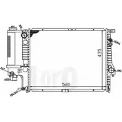 Радиатор охлаждения двигателя DEPO 2JFENPK 004-017-0003 W L5WCZ Bmw 5 (E39) 4 1995 – 2003