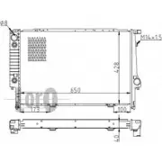 Радиатор охлаждения двигателя DEPO Bmw 5 (E39) 4 1995 – 2003 BSB1YL5 BP 8PJ5F 004-017-0034-B