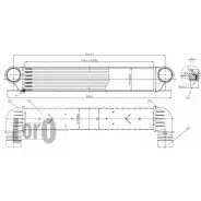 Интеркулер DEPO 004-018-0005 GOGE5Y K98 BER Bmw 5 (E39) 4 Седан 2.0 520 d 136 л.с. 2000 – 2003