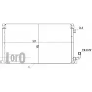 Радиатор кондиционера DEPO 3761998 RCSI OUH 009-016-0023 2DQADUL