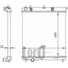 Радиатор охлаждения двигателя DEPO Citroen C3 Pluriel 1 (HB, PF1) 2002 – 2009 VIX 93 009-017-0016 WB1R6