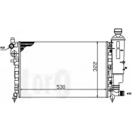 Радиатор охлаждения двигателя DEPO W50 MU0 8SLWX4 009-017-0037 Citroen Saxo 1 (S0, S1) Хэтчбек 1.6 VTS 118 л.с. 1996 – 2003