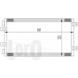 Радиатор кондиционера DEPO 5XIUQDN 2Z OV8P 3762642 016-016-0002