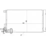 Радиатор кондиционера DEPO ELCH M 5MG0Y1X 016-016-0032 Fiat Linea