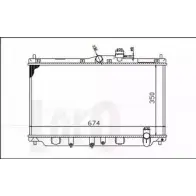 Радиатор охлаждения двигателя DEPO 018-017-0019 Honda Accord 5 (CE, CD, CF) 1993 – 1997 892I3X YBMSL JC