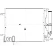 Радиатор кондиционера DEPO FDLE4 035-016-0032 Nissan Micra (K12) 3 Хэтчбек 1.5 dCi 65 л.с. 2003 – 2010 R F39GD