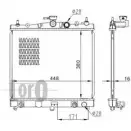 Радиатор охлаждения двигателя DEPO 6Q1X4QQ Nissan Note 035-017-0018-B ICJ RSU
