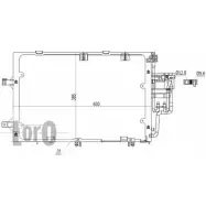 Радиатор кондиционера DEPO 91W1Q Opel Corsa 037-016-0028 GIPY T