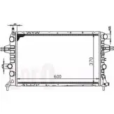 Радиатор охлаждения двигателя DEPO 7W0 4VEY 037-017-0048 Opel Astra (G) 2 Универсал 2.0 OPC (F35) 192 л.с. 2002 – 2004 L2NIBY5