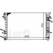 Радиатор охлаждения двигателя DEPO B52 LBT 037-017-0056 UV9LQ Opel Omega (B) 2 Универсал 2.5 V6 (F35) 170 л.с. 1994 – 2000