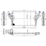 Интеркулер DEPO L6T1 28 037-018-0006 1M2RA3 Opel Vectra (C) 3 Седан 2.2 DTI 16V (F69) 125 л.с. 2002 – 2004