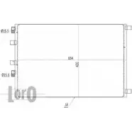 Радиатор кондиционера DEPO 042-016-0032 842EA 4 Renault Scenic (JM) 2 Минивэн 1.9 dCi (JM14) 131 л.с. 2005 – 2024 CIP78R4