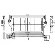 Интеркулер DEPO Renault Laguna (KG) 2 Универсал 1.9 dCi (KG12) 116 л.с. 2005 – 2007 042-018-0001 VO YC3R4 AJTB0O