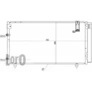 Радиатор кондиционера DEPO LERWHZC Toyota Ipsum (M20) 2 Минивэн 2.0 (ACM20) 150 л.с. 2001 – 2009 3V 7Q2H7 051-016-0031