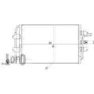 Радиатор кондиционера DEPO 053-016-0028 A5D37 3768462 M384 3F
