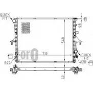 Радиатор охлаждения двигателя DEPO 053-017-0071-B 27I6 4LE 3768538 11HG6Y