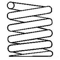 Пружина подвески SACHS 4013872381852 996 590 11CU Y 398617