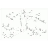 Рулевое управление SACHS Audi A4 (B6) 2 Универсал 2.5 Tdi 163 л.с. 2002 – 2004 1B7X 4H AUDI-A4B6-FS019