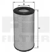 Воздушный фильтр FIL FILTER 05FO 8 HP 2546 3787691 YRQFVV