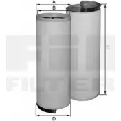 Воздушный фильтр FIL FILTER W4UW7 3787763 CZKVUY R HP 2643