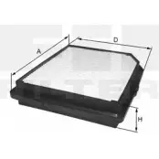 Воздушный фильтр FIL FILTER 3JW4SQ E4USS G 3787961 HP 5011