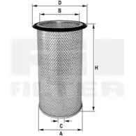 Воздушный фильтр FIL FILTER HP 640 HLX QKQ 3788035 WSSKD