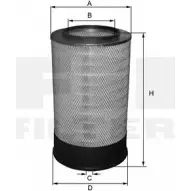 Воздушный фильтр FIL FILTER HP 741 WNWUFE U GL7DBR 3788102