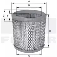 Воздушный фильтр FIL FILTER 7 FI4P Citroen Saxo 1 (S0, S1) Хэтчбек 1.6 VTL.VTR 88 л.с. 1996 – 2003 F2TLL HPU 4311
