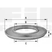 Воздушный фильтр FIL FILTER 89E VK XVLBY HPU 4335 3788230