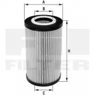 Масляный фильтр FIL FILTER 53P 5ED 3784K Mercedes B-Class (W245) 1 Хэтчбек 2.0 B 200 CDI (2408) 136 л.с. 2005 – 2011 MLE 1534