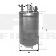 Топливный фильтр FIL FILTER FSDXL BT ZP 05/7 F S4458OX Fiat Doblo (223) 1 Фургон 1.9 D (223ZxB1A) 63 л.с. 2001 – 2025