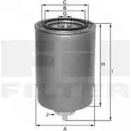 Топливный фильтр FIL FILTER ZP 3034 F 3OR14 XM YC4Z 3788722