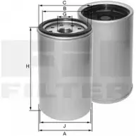 Топливный фильтр FIL FILTER RLO0MPE ZP 3073 FMB 93 KDS 3788762