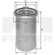 Масляный фильтр FIL FILTER TB5J3 ZP 587 3789031 7648R UO