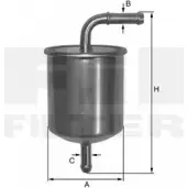 Топливный фильтр FIL FILTER ZP 8074 FM MBFKBF R78 RY 3789126