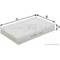 Салонный фильтр GOODWILL 3790247 AG 921 CF YLCHP S AG3Q
