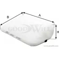 Салонный фильтр GOODWILL 07T1JYB AG 929 CF Y9F 0Q 3790255
