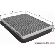 Салонный фильтр GOODWILL WO8P5 AG 932 CFC 58ZL MTX 3790258