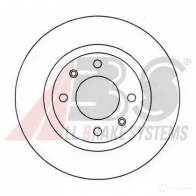 Тормозной диск A.B.S. 8717109365962 Citroen Berlingo 1 (M49, MB) Фургон 1.9 D 70 (MBWJZ. MCWJZ) 69 л.с. 1999 – 2011 6YO 3VX 16899oe