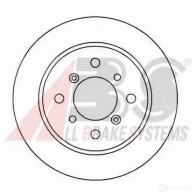 Тормозной диск A.B.S. 16624 Z OQG8 Suzuki Baleno (EG) 1 Универсал 1.9 TD (SY419) 75 л.с. 1998 – 2002 8717109019568