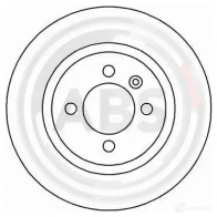 Тормозной диск A.B.S. T8J QN Seat Cordoba (6K1, 6K2) 1 Седан 1.8 T 20V Cupra 156 л.с. 2000 – 2002 8717109013146 16069